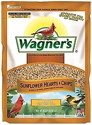 Wagner's Sunflower Hearts & Chips Premium Wild Bird Food, 6-lb bag