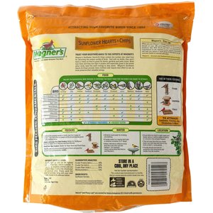 Wagner's Sunflower Hearts & Chips Premium Wild Bird Food, 6-lb bag