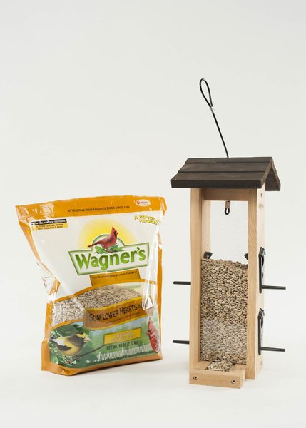 Show full view: Wagner's Sunflower Hearts & Chips Premium Wild Bird Food, 6-lb bag slide 6 of 7