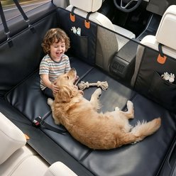Wagora Easy to Clean Anti-Scratch Durable & Waterproof Automobile Dog Car Seat Protective Cover