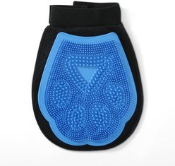 Wags & Wiggles Dual Sided with Rubber Paw Dog Grooming Glove, 1 count