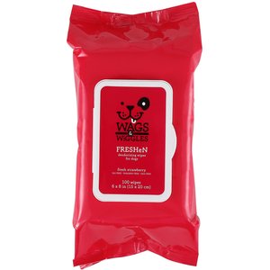 Wags & Wiggles Freshen Deodorizing Dog Wipes, 100 count