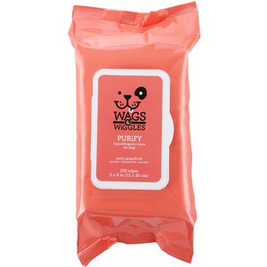Wags & Wiggles Nourish Moisturizing Dog Wipes, 100 count