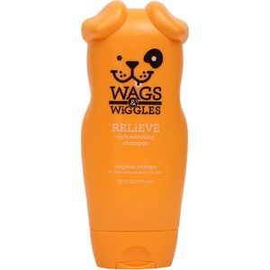 Wags & Wiggles Relieve Itch Soothing Tropical Mango Dog Shampoo, 16-fl oz bottle