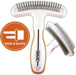 Wahl 2-in-1 Double Row Rake Dog & Cat Deshedding Tool