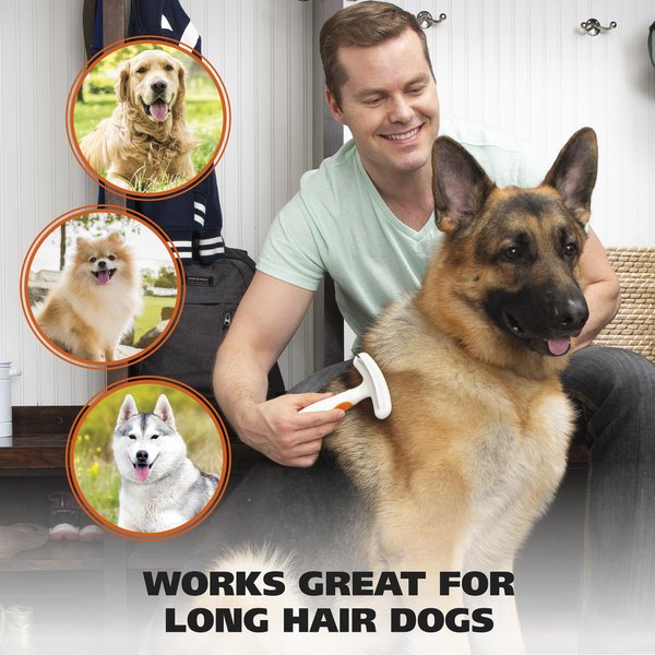 Wahl 2-in-1 Double Row Rake Dog & Cat Deshedding Tool