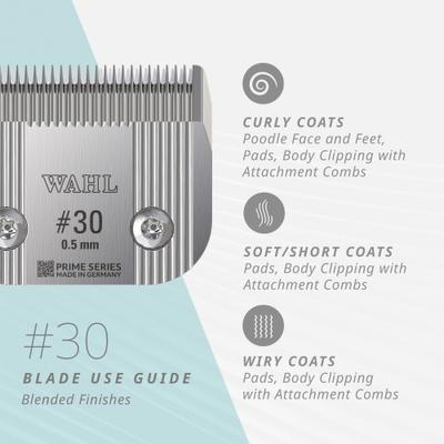 Show full view: Wahl #30 Prime Series Pet Grooming Blade Set, Chrome slide 5 of 7