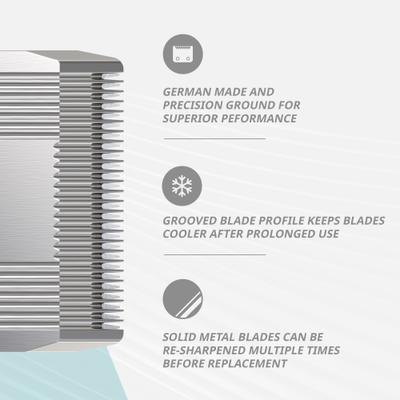 Show full view: Wahl #30 Prime Series Pet Grooming Blade Set, Chrome slide 4 of 7