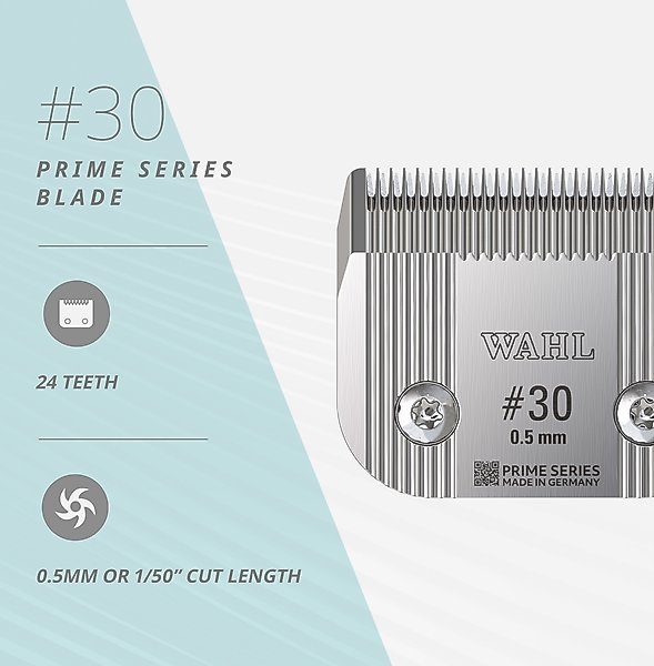 Show full view: Wahl #30 Prime Series Pet Grooming Blade Set, Chrome slide 3 of 7