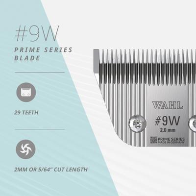 Show full view: Wahl #9 Wide Prime Series Pet Grooming Blade Set, Chrome slide 4 of 7