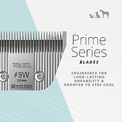 Wahl #9 Wide Prime Series Pet Grooming Blade Set, Chrome slide 2 of 5