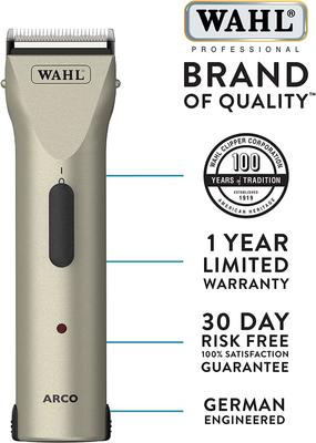 Show full view: Wahl Arco Cordless Horse Clipper, Champagne slide 2 of 9