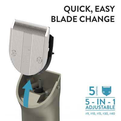 Show full view: Wahl Arco Cordless Pet Clipper Kit, Champagne slide 5 of 9