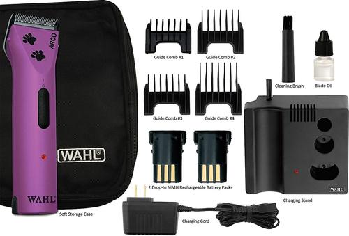 Show full view: Wahl Arco Cordless Pet Clipper Kit, Purple slide 2 of 9