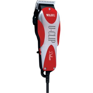 Wahl Deluxe U-Clip Dog & Cat Clipper Kit, Red