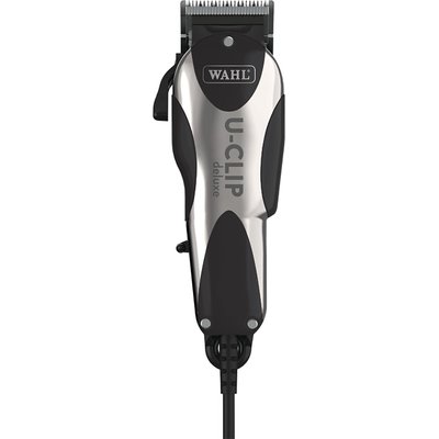 Wahl Wahl Deluxe U-Clip Dog, Cat & Small Pet Grooming Clipper, Black/Chrome