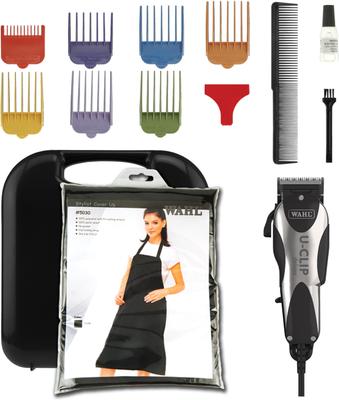 Show full view: Wahl Deluxe U-Clip Dog, Cat & Small Pet Grooming Clipper, Black/Chrome slide 2 of 5