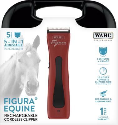 Show full view: Wahl Figura Lithium Ion Cordless Horse Clipper slide 4 of 8