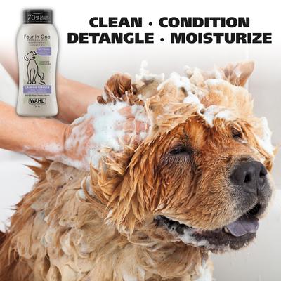 Show full view: Wahl Four In One Calming Dog Shampoo, Lavender Scent, 24-fl oz bottle slide 2 of 10