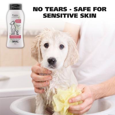 Show full view: Wahl Gentle Formula Tearless Puppy Shampoo, Cornflower & Aloe Scent, 24-fl oz bottle slide 2 of 10