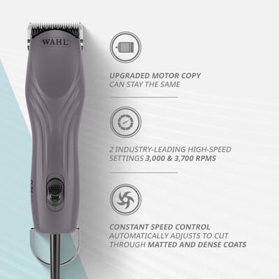 Show full view: Wahl KM10+ Pro Pet Grooming Clipper, Purple slide 5 of 12