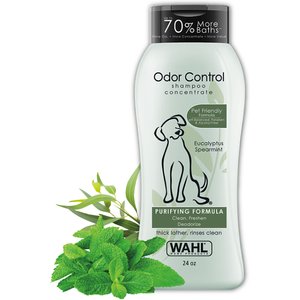 Wahl Odor Control Purifying Dog Shampoo, Eucalyptus & Spearmint Scent, 24-oz bottle