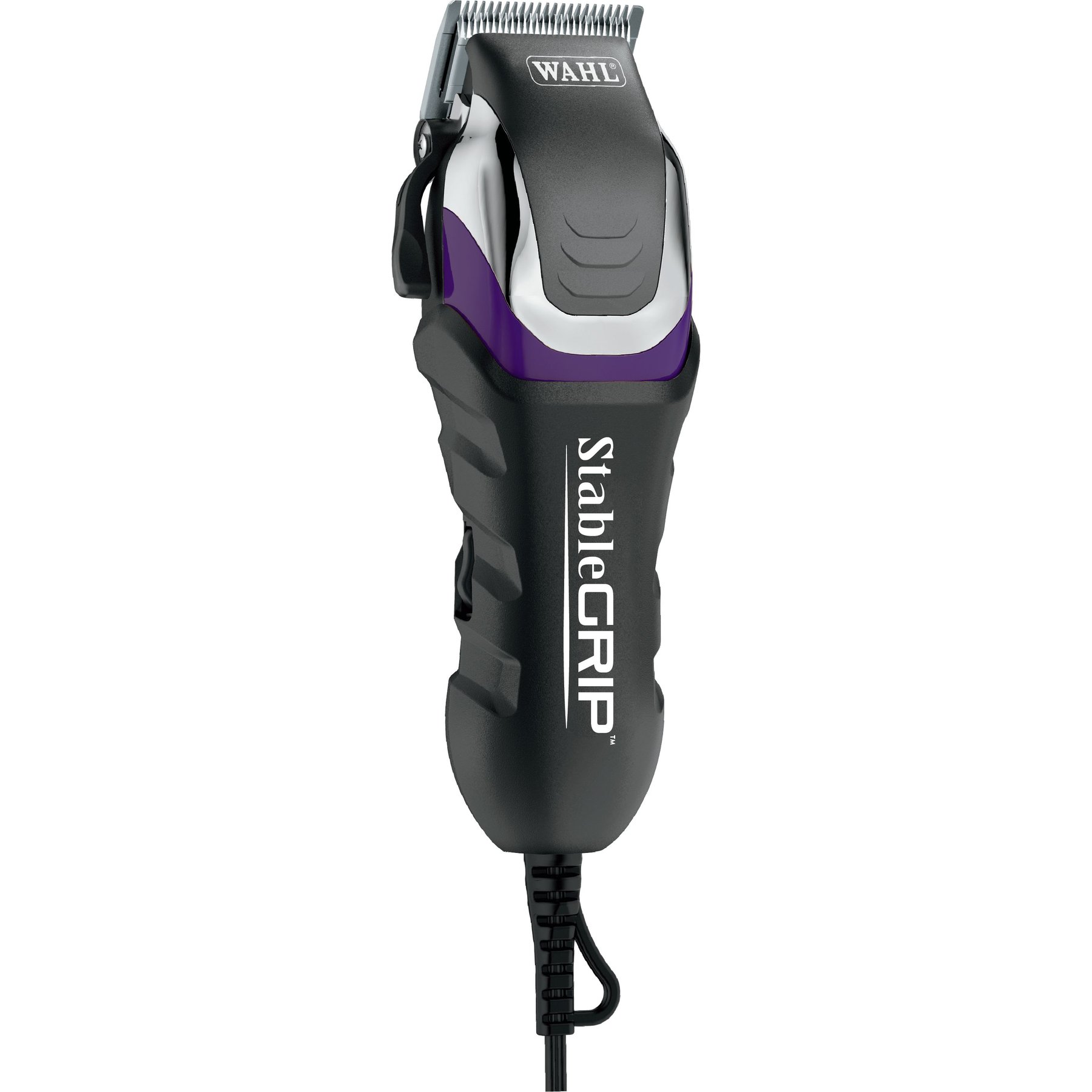 Wahl Stable Grip Horse Clipper, Black/Purple