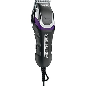 Wahl Stable Grip Horse Clipper, Black/Purple