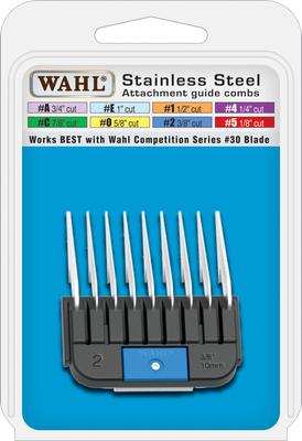 Show full view: Wahl Stainless Steel Attachment Comb for Detachable Blades, Size 3/8-in slide 2 of 5