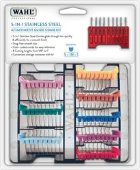 Wahl Stainless Steel Attachment Combs Kit for 5 in 1 Blades, 8 count