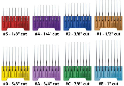Show full view: Wahl Stainless Steel Attachment Combs Kit for 5 in 1 Blades, 8 count slide 3 of 6