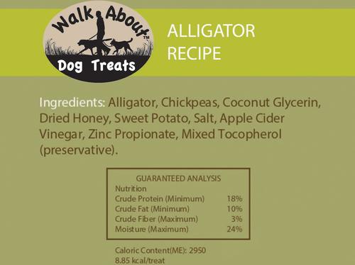 Show full view: Walk About Alligator Grain-Free Jerky Dog Treats, 5.5-oz bag slide 4 of 6