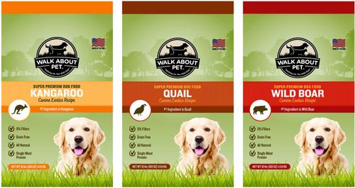 Show full view: Walk About Kangaroo Canine Exotics Recipe Super Premium Dry Dog Food, 10-lb bag slide 4 of 5