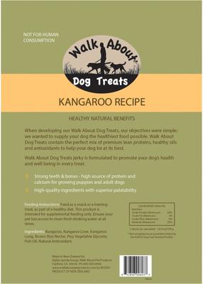 Show full view: Walk About Kangaroo Grain-Free Jerky Dog Treats, 5.5-oz bag slide 3 of 5