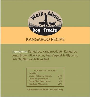 Show full view: Walk About Kangaroo Grain-Free Jerky Dog Treats, 5.5-oz bag slide 4 of 5