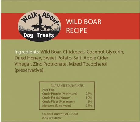 Show full view: Walk About Wild Boar with Apple Grain-Free Jerky Dog Treats, 5.5-oz bag slide 4 of 5