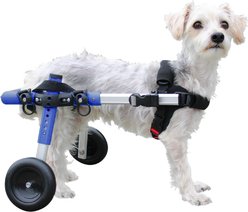 Walkin' Pets Small Dog Wheelchair, Blue, 11-14 lbs, 3-6" rear leg height