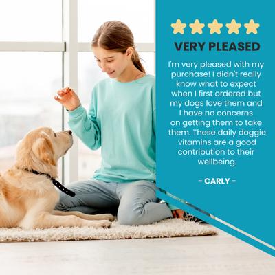 Show full view: Wanderfound Pets 10-In-1 Multi-vitamin + Glucosamine Liver Flavor Dog Supplement, 60 count slide 6 of 11