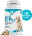 Wanderfound Pets Milk Thistle Liver Support Salmon & Bacon Flavor Dog Supplement, 100 count