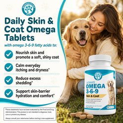 Wanderfound Pets Omega 3-6-9 Skin & Coat Health Smoked Salmon & Liver Flavor Dog Supplement, 120 count slide 2 of 8