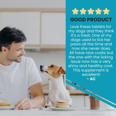 Show full view: Wanderfound Pets Omega 3-6-9 Skin & Coat Health Smoked Salmon & Liver Flavor Dog Supplement, 120 count slide 6 of 11