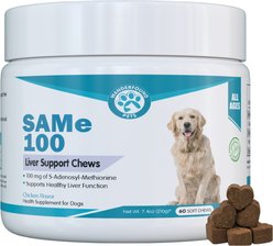 Wanderfound Pets SAMe 100 Liver Support for Dogs, 60 count