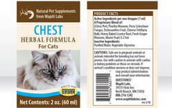 Wapiti Labs Chest Formula for Respiratory Function Cat Supplement, 2-fl oz bottle slide 2 of 7