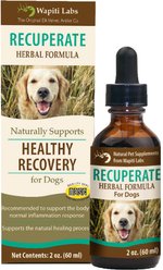 Wapiti Labs Recuperate Formula for Healthy Recovery Dog Supplement, 2-fl oz bottle