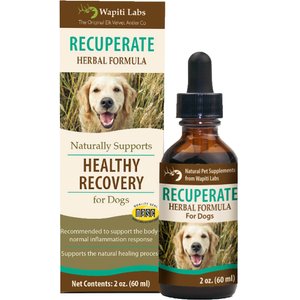Wapiti Labs Recuperate Formula for Healthy Recovery Dog Supplement, 2-fl oz bottle