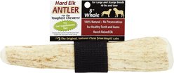 Wapiti Labs Whole Elk Antlers Dog Chews, Large/X-large