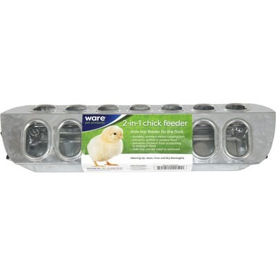 Ware Ware 12-in Slide Top Chick & Chicken Feeder