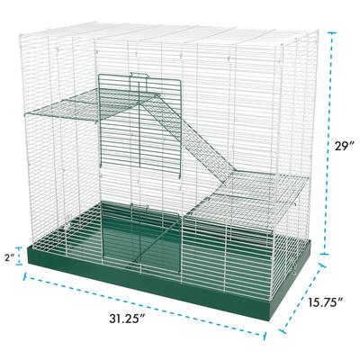 Show full view: Ware Chew Proof 3 Level Chinchilla Cage slide 3 of 7