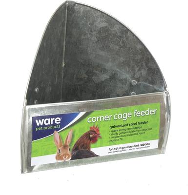 Show full view: Ware Corner Cage Chicken Feeder slide 1 of 1