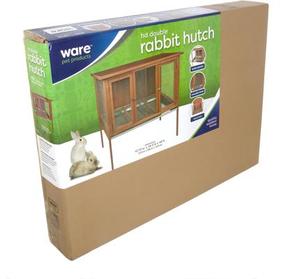 Show full view: Ware HD Double Rabbit Hutch slide 5 of 5